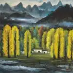 林風眠（1900－1991）金色山林