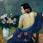 潘玉良（1895－1977）藍衣貴婦