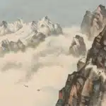 林玉山（1907－2004）鐵力士雪山II