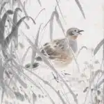 林玉山（1907－2004）蘆雁鵪鶉