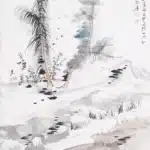 張大千（1899－1983）江靜行舟