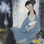 林風眠（1900－1991）藍衣仕女