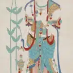 張大千（1899－1983）初唐瓔珞大士圖