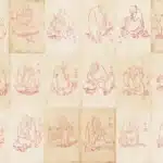李叔同（弘一法師）（1880－1942）十八羅漢