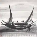 林風眠（1900－1991）帆船雁鴉