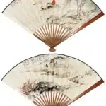 胡若思（1916－2004）柳蔭牧牛／張大千（1899－1983）秋山友聚