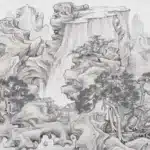 溥儒（溥心畬）（1896－1963）秋山雨霽