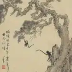溥儒（溥心畬）（1896－1963）獼猴採藥