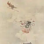 溥儒（溥心畬）（1896－1963）孫悟空大戰南天門