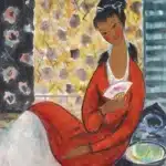 林風眠（1900－1991）紅衣仕女