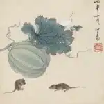 溥儒（溥心畬）（1896－1963）貪食圖