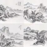 黃賓虹（1864－1955）新安江山水冊頁