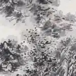 黃賓虹（1864－1955）北宋人畫法山水軸
