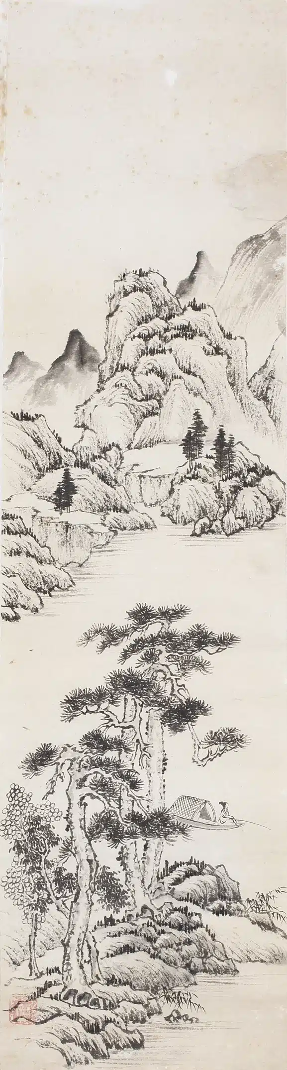 溥儒(溥心畬)(1896-1963)山水 - 長流美術館