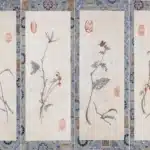 溥儒（溥心畬）（1896－1963）秋色八景屏