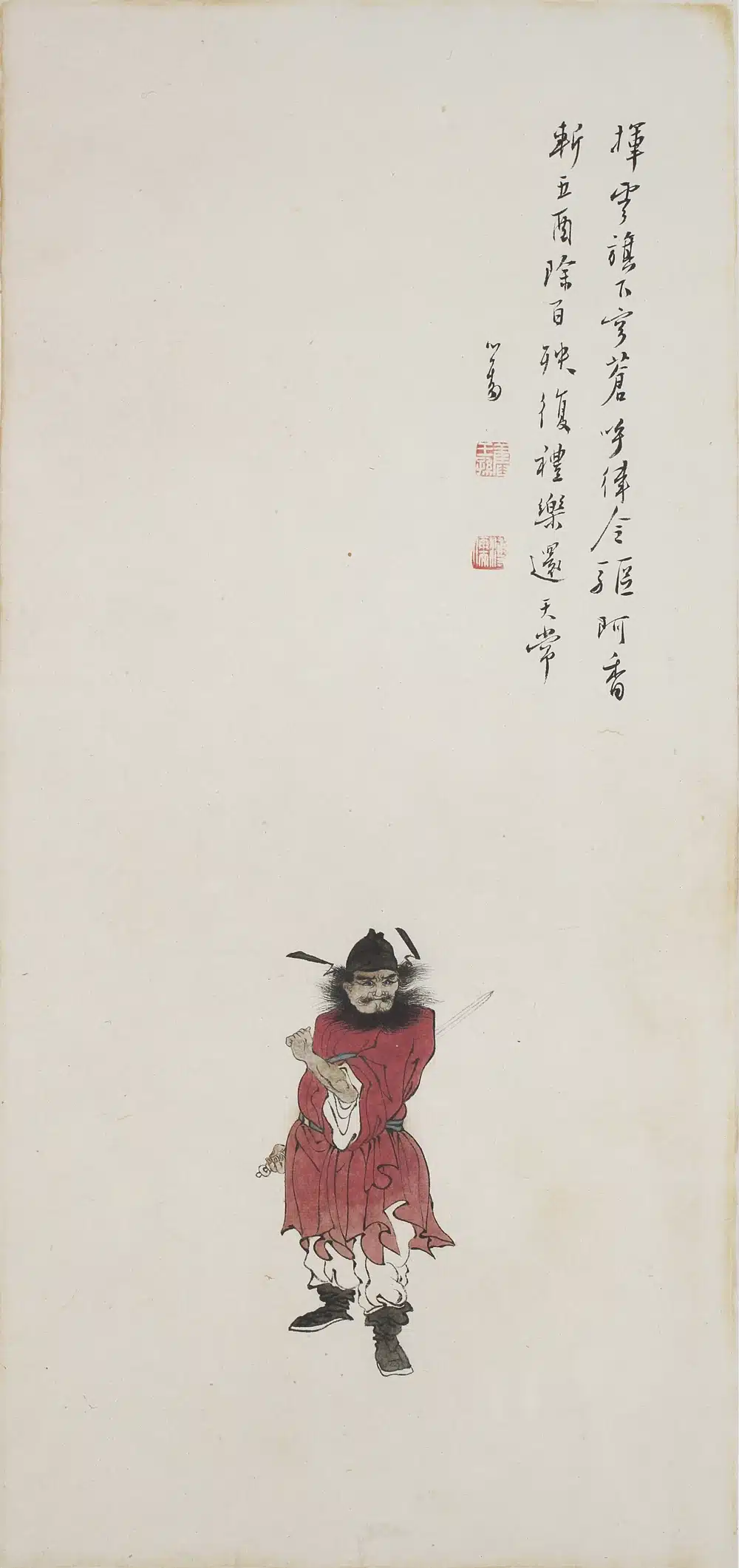 溥儒(溥心畬)(1896-1963)鍾馗 - 長流美術館