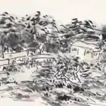 黃賓虹（1864－1955）江岸漁洲長卷