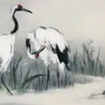 歐豪年（1935－2024）雙鶴聽泉