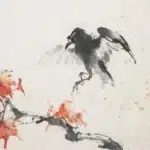歐豪年（1935－2024）楓葉小鳥