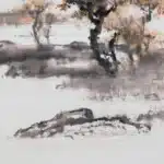 歐豪年（1935－2024）渡舟圖