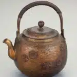 十九世紀 日本皇室銅鎏金茶壺