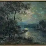 顏文樑（1893－1988）夜月歸舟