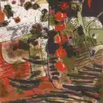 閻振瀛（1940－2025）大紅燈籠高高掛