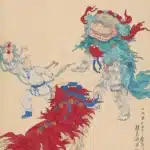 徐操（1899－1961）舞獅圖