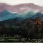 席德進（1923－1981）晨曦秋林