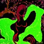 李善單（1959－2025）現代維納斯 2／紅美
人和她的綠睡衣