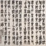 吳昌碩（1844－1927）臨石古文四屏