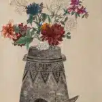 溥儒（溥心畬）（1896－1963）古甗花卉圖