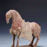 隋 出土彩陶馬