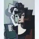 巴勃羅．畢卡索（1881－1973）舉著手臂的女人